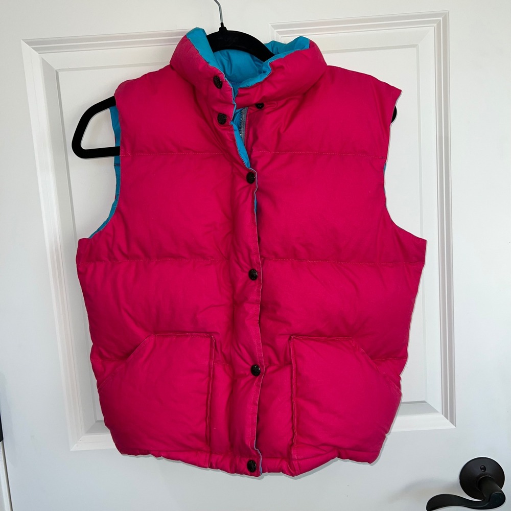 Vintage Windy Pass by North Face‎ Pink Down Puffer Vest Size Small